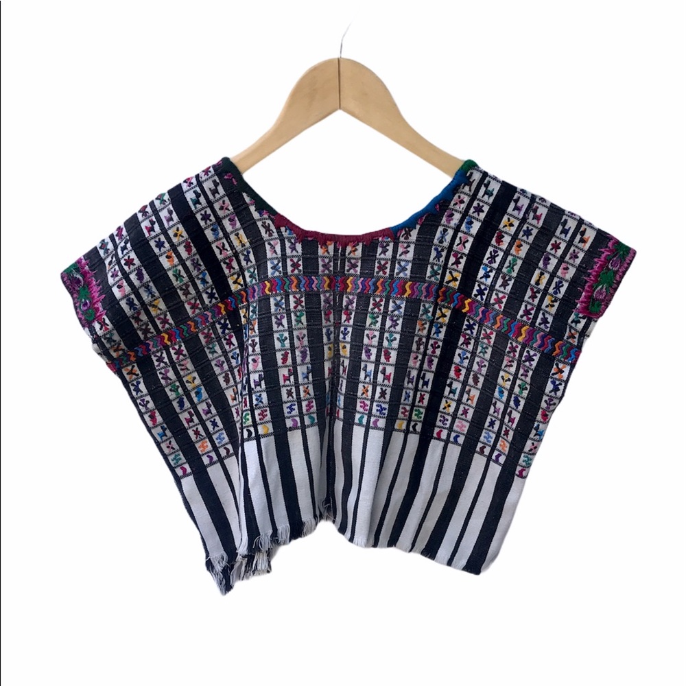 Vintage Embroided Guatemalan Textile Blouse
